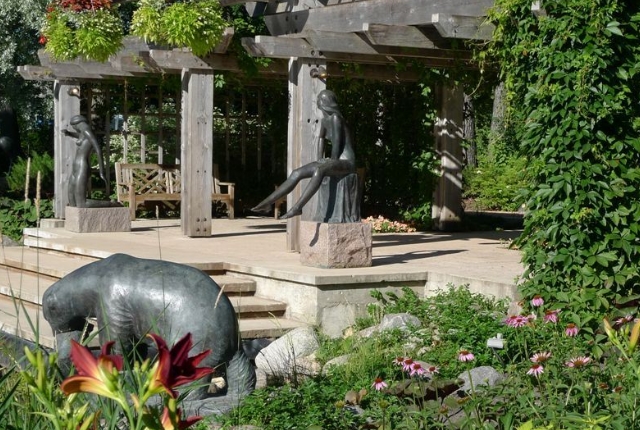 Gorgeous Sculptures At Leo Mol Sculpture Garden