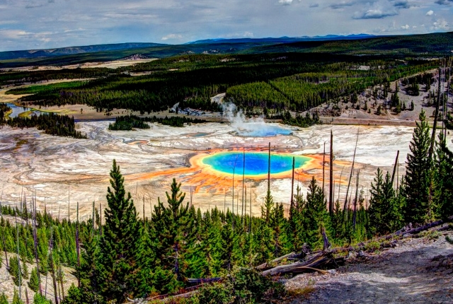 Grand Prismatic Spring, Yellowstone National park, Wyoming