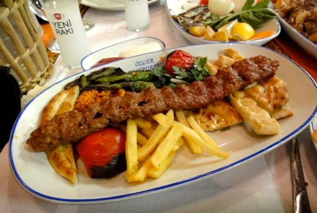 Tasting Turkish food