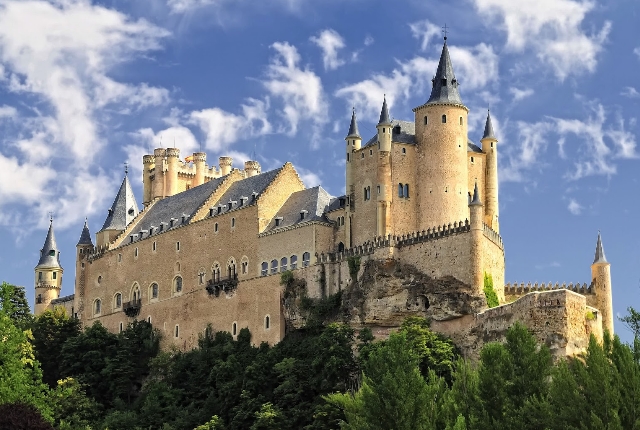 The Castle Of Alcazar Of Segovia