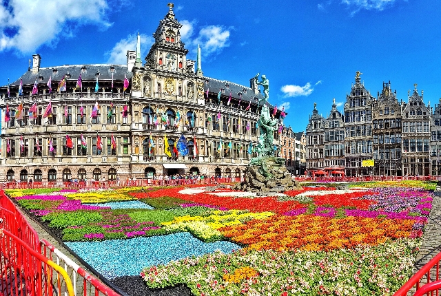 The Grand Place Of Antwerp