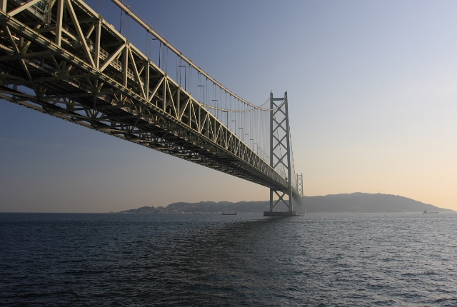 Akashi Kaikyoo Bridge Or Pearl Bridge, Japan