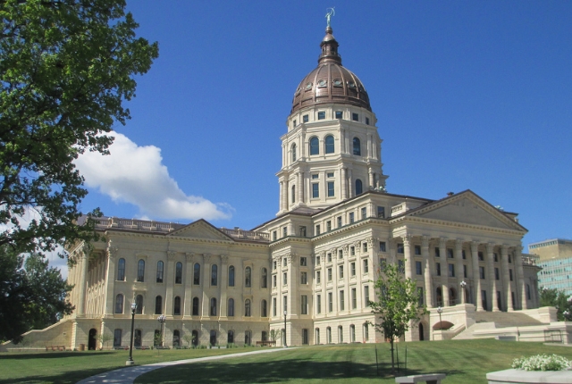 The State Capitol Of Kansas
