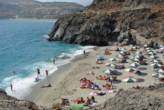 Micro Amoudi Beach, Greece