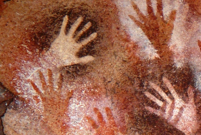 Rock Paintings Of Cueva Da Los Manos