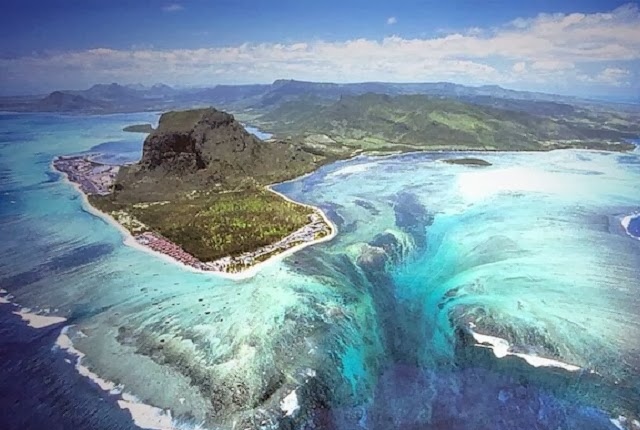 Underwater Waterfalls Mauritius