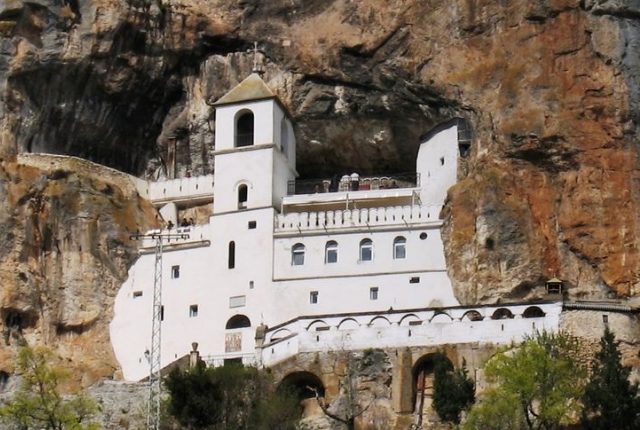 Scale Cliffs To Visit Monastery